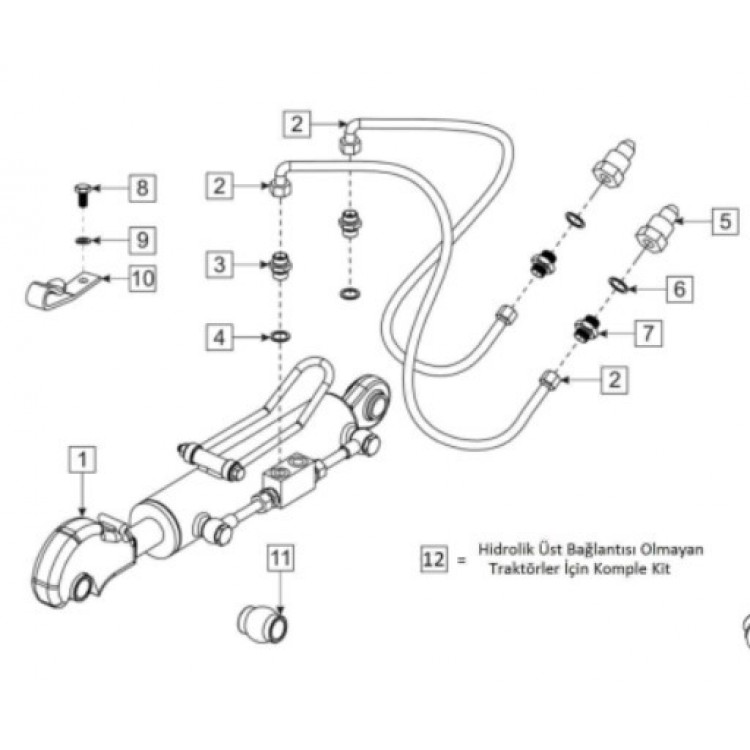 HİDROLİK ORTA KOL KİTİ